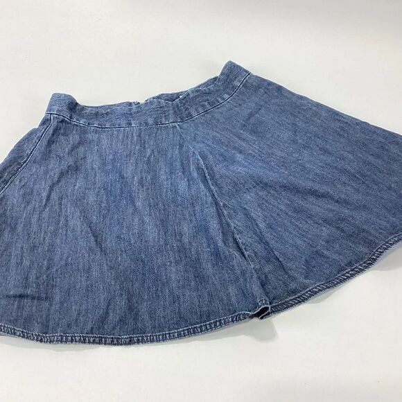 Levi's Dresses & Skirts - Levis Jean Mini Skater Skirt Flare Blue Denim Medium
